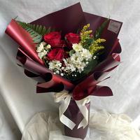 Gambar Bouquet bunga asli | buket bunga segar 3 tangkai mawar - lokal dari Azzstufs undefined 2 Tokopedia