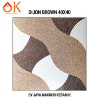 Gambar Keramik Kasar Untuk Teras Atau Garasi Dijon Brown 40x40 dari Jaya Makmur Keramik_NEW undefined 2 Tokopedia