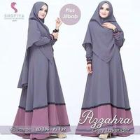 Gambar Busana muslim wanita Gamis azzahra syar'i L XL XXL - Emerald, L dari Kukabura undefined 1 Tokopedia