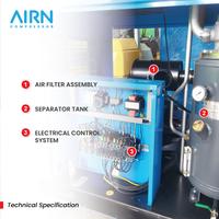 Gambar Kompresor Udara 100Hp 8 Bar Air Compressor Screw D 75kW dari AIRN Compressor undefined 3 Tokopedia