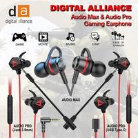 Gambar DIGITAL ALLIANCE DA Audio Max Gaming Earphone - AUDIO MAX dari mettagamingLLG undefined 1 Tokopedia