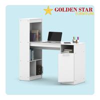 Gambar Meja Tulis / Kerja Kantor / Belajar / Komputer Minimalis Putih Taco - Putih dari Golden Star Furniture undefined 3 Tokopedia