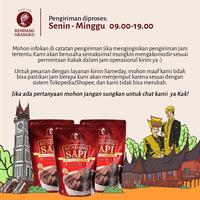 Gambar Rendang Daging Sengkel asli Padang Frozen Pedas (by Rendang Abangku) dari Rendang Abangku Asli Padang undefined 2 Tokopedia