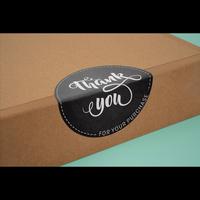 Gambar Sticker Label Thank You - Stiker Segel Bulat Ucapan Terimakasih - TM002, 6x6 cm dari Picstory undefined 3 Tokopedia