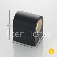 Gambar Lampu Dinding Outdoor LED 7 watt Wall Light LED 7w Taman Oval MR16 dari Liten Home Center undefined 2 Tokopedia