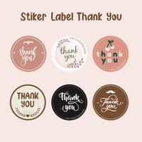 Gambar Sticker Label Thank You - Stiker Segel Bulat Ucapan Terimakasih - TM002, 6x6 cm dari Picstory undefined 1 Tokopedia