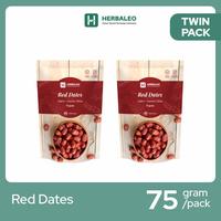 Gambar Twinpack -Herbaleo Red Dates 75 gram ( Angco / Kurma China ) dari Herbaleo undefined 1 Tokopedia