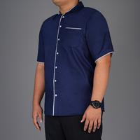 Gambar Kemeja Pria Jumbo 3xl 4xl kemeja pria big size - Silver, M dari osamustore undefined 3 Tokopedia
