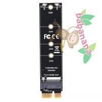 Gambar PCIE 1x to nvme adapter converter ssd pcie-e pci express x1 pc dari babanana store undefined 4 Tokopedia