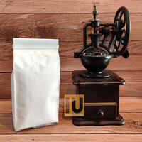 Gambar Kemasan Kopi Gusset Bag Valve Import 250 gram - Hitam, Tintie Putih dari INDAH UTAMA IUCOFF undefined 3 Tokopedia