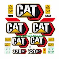 Gambar Stiker Cat 320GC Sticker Excavator Alat Berat Caterpillar dari Sticker Alat Berat_NEW undefined 1 Tokopedia