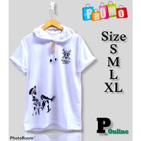 Gambar Kaos hoodie lengan pendek M L XL One Piece Luffy unisex pria wanita - jj, XL dari IZIcellYkNEW undefined 3 Tokopedia