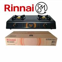 Gambar Kompor Gas Rinnai RI-522C 2 tungku burner kuningan RI522C dari Sinar Matahari SM AMIN undefined 2 Tokopedia