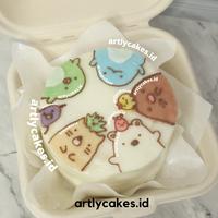 Gambar Korean Lunch Box Cake / Bento Cake (Diameter 10) *Baca Deskripsi - EcoFriendly Box, Vanilla + Choco dari Artly Cakes undefined 1 Tokopedia