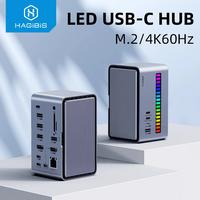 Gambar HAGIBIS 19 IN 1 DOCKING STATION WITH DUAL HDMI M.2 SSD ENCLOSURE SD TF - U100 Ultra Plus dari D&D-oLshop undefined 1 Tokopedia