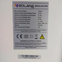 Gambar SOLANA SOLAR CELL/PANEL SURYA/SOLAR PANEL MONOCRYSTALLINE 24V 300WP dari SOLANA SOLAR PRODUCT undefined 3 Tokopedia