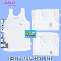 Gambar Little Queen Singlet Putih 1 pcs - CEWE 1PC, S dari Palem Baby and Kids Shop undefined 1 Tokopedia
