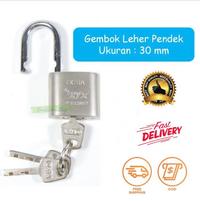 Gambar Gembok Rumah Anti maling Kunci gembok pagar kecil 30 mm Pnjng / pndk - 30mm Pendek dari Bunda Ana Shop undefined 3 Tokopedia