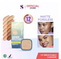 Gambar SOMETHINC (REFILL) Hooman Breathable UV Cushion Cover SPF35 PA++++ - HOOMAN REFILL, REFILL PERLE dari CFBEAUTYJOGJA undefined 2 Tokopedia