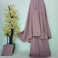 Gambar Mukena Dewasa Khadijah Katun Micro Premium - Dusty Purple, Dewasa dari ABBY&#39;S MUKENA undefined 5 Tokopedia