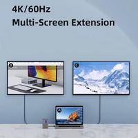 Gambar HAGIBIS 19 IN 1 DOCKING STATION WITH DUAL HDMI M.2 SSD ENCLOSURE SD TF - U100 Ultra Plus dari D&D-oLshop undefined 4 Tokopedia
