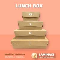 Gambar PAPER LUNCH BOX CETAK CUSTOM/BOX KEMASAN MAKANAN/KEMASAN paper KRAFT - S, blok dari Legal Printing undefined 5 Tokopedia