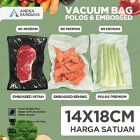 Gambar Plastik Vacuum Vacum Bag Polos / Embossed Vakum Bag Delkochoice 14x18 - Embossed Black dari Aneka Bungkus undefined 1 Tokopedia