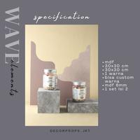 Gambar Wave Elements / Props Photography Set / Properti Foto / Photo Props dari decorpropsJKT undefined 2 Tokopedia