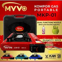 Gambar Kompor Gas portable Myvo 2in1 (Gas kaleng dan gas Elpiji) dari ElangElektro undefined 1 Tokopedia