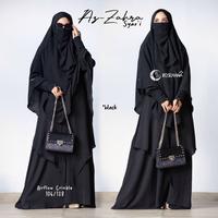 Gambar azahra syari setelan gamis wolvis busui umbrella polos niqob cadar dari Wirawan Asli undefined 4 Tokopedia
