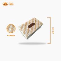 Gambar KOTAK TISSUE KERANG/TEMPAT TISSUE KERANG/KOTAK TISU/TEMPAT TISU KERANG dari bali miho undefined 2 Tokopedia