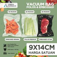 Gambar Plastik Vacuum Vacum Bag Polos / Embossed Vakum Bag Delkochoice 9x14 - Embossed Black dari Aneka Bungkus undefined 1 Tokopedia