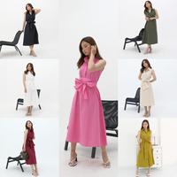 Gambar JILLY SLEEVE BUTTON MIDI DRESS - CARAMEL dari CERIAZ CLOTHING undefined 4 Tokopedia