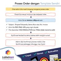 Gambar Cetak Sticker Chromo Custom A3+ Cutting KOTAK [TANPA MIN. ORDER] - 101-200 lembar, 1-50 pcs dari Labeleen undefined 2 Tokopedia