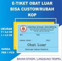 Gambar ETIKET SIRUP OBAT LUAR, ETIKET SYRUP, ETIKET OBAT, LABEL STICKER OBAT, - tanpa rubah kop dari AR MULTIMEDIA undefined 1 Tokopedia