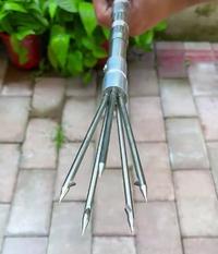 Gambar Tombak Ikan 5 Prong Bahan Stainless Steel KEPALA TOMBAK CABANG harpoon dari Bintangterang22 undefined 5 Tokopedia