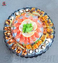Gambar SUSHI BIRTHDAY - SUSHI TOWER - (HANAMI CAKE)62pcs dari SUSHI YOSHI *CENTRAL KITCHEN* undefined 2 Tokopedia