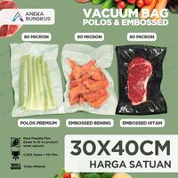 Gambar Plastik Vacuum Vacum Bag Polos / Embossed Vakum Bag Delkochoice 30x40 - Embossed Black dari Aneka Bungkus undefined 1 Tokopedia