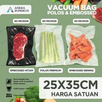 Gambar Plastik Vacuum Vacum Bag Polos / Embossed Vakum Bag Delkochoice 25x35 - Embossed Black dari Aneka Bungkus undefined 1 Tokopedia