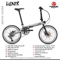 Gambar Sepeda Lipat 16-20 Inch PACIFIC LUXOR 9 Speed Hydraulic Shimano Altus - Sable Black, 20 dari Trissla Store undefined 1 Tokopedia