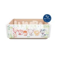 Gambar LUMBA Bumper Bed Antibacterial Permanent playmat Baby Safari Choco dari Lumbaplaymat shop undefined 1 Tokopedia