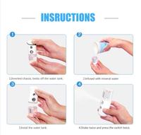 Gambar Nano Spray Portable Mini USB Mist Sprayer Perawatan Pelembab Wajah dari Biru Pink Official Store undefined 5 Tokopedia