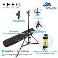 Gambar fefo / tiang infus portable 4 cantelan infus free tas dari Idelogika Inovasi 2 undefined 1 Tokopedia
