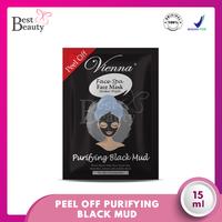 Gambar VIENNA Face Spa Peel Off Mask Purifying Black Mud 15ml - 1 Sachet dari POVSTOREID undefined 1 Tokopedia