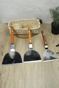 Gambar Spatula Stainless Jepang teppanyaki martabak bbq sutil crepe scrapper - Besar dari Kochindo undefined 1 Tokopedia