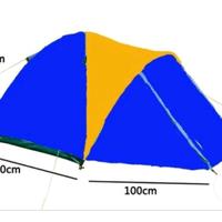 Gambar Tenda Camping Kapasitas 4 Org Double Layer dari Lapak Perlengkapan undefined 4 Tokopedia
