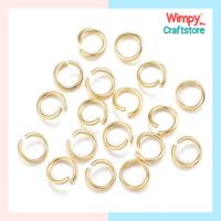 Gambar Ring O Stainless Steel Bahan Aksesoris DIY Jump Ring Brass Gold Plated - 7.Silver4x0.5mm dari Wimpy Craftstore undefined 4 Tokopedia