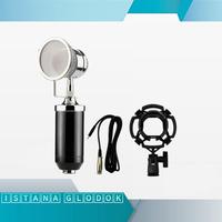 Gambar Paket Komplit BM8000 Soundcard Mixer V8 Phone Stand Mic Stand Original dari LoHal undefined 3 Tokopedia
