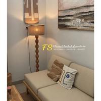 Gambar standing lampu tiang kayu jati,lampu berdiri pojok ruang tamu jati dari fs furniture jepara undefined 1 Tokopedia