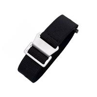 Gambar Tali Jam Tangan MN Strap Elastic Nylon Black Ring Silver - 18mm dari nzstrap undefined 3 Tokopedia
